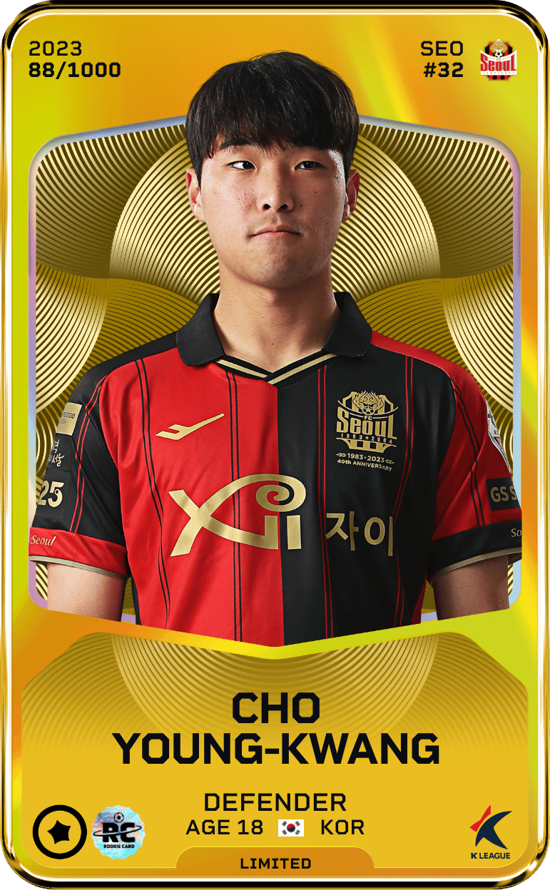 Cho Young-Kwang 2023-24 • Limited 88/1000