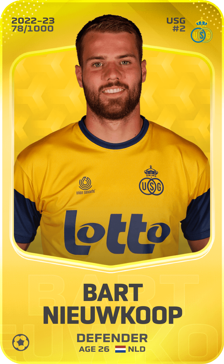 Bart Nieuwkoop 2022-23 • Limited 78/1000
