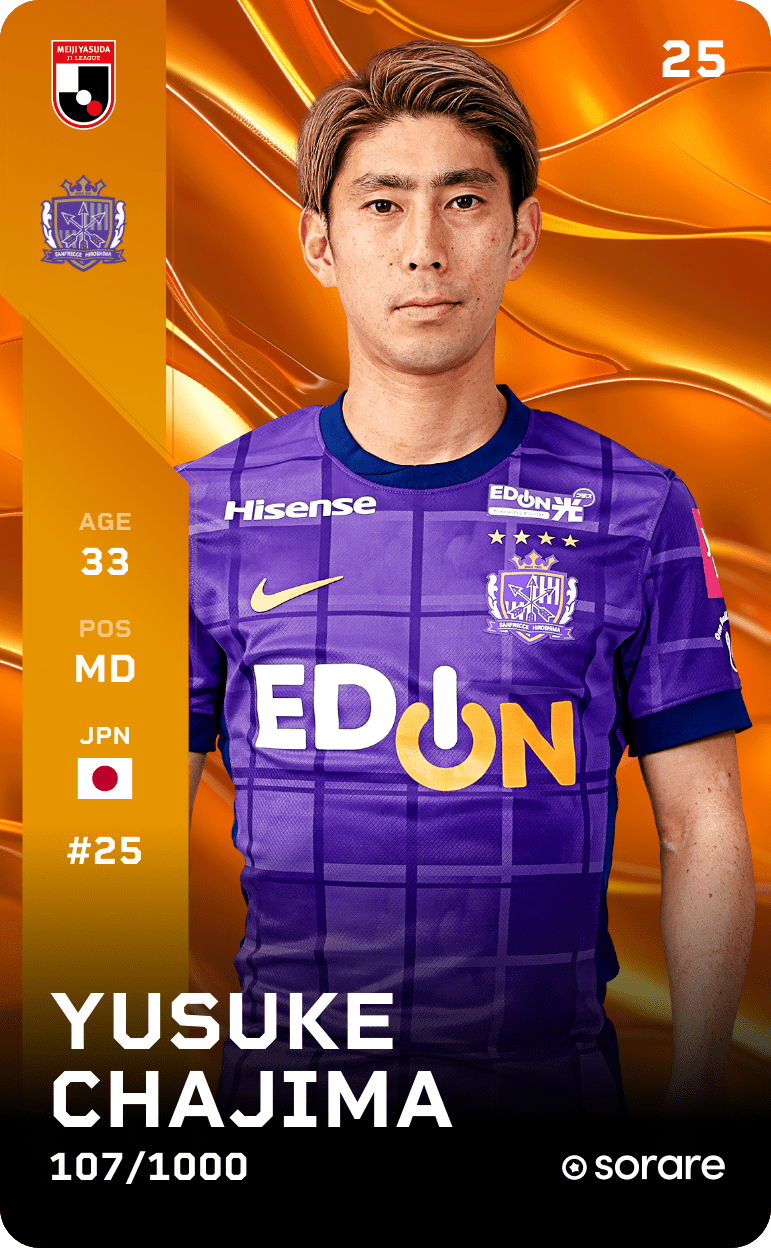Yusuke Chajima 2025-26 • Limited 107/1000