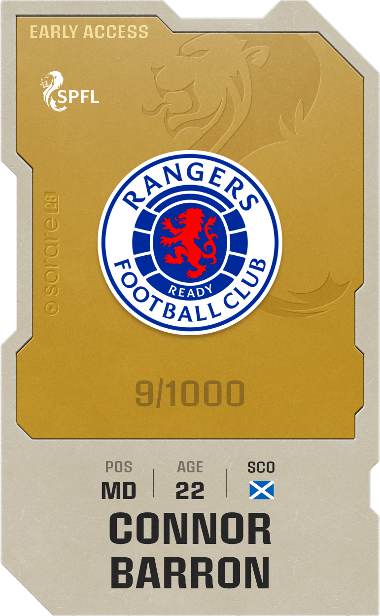 Connor Barron 2025-26 • Limited 9/1000