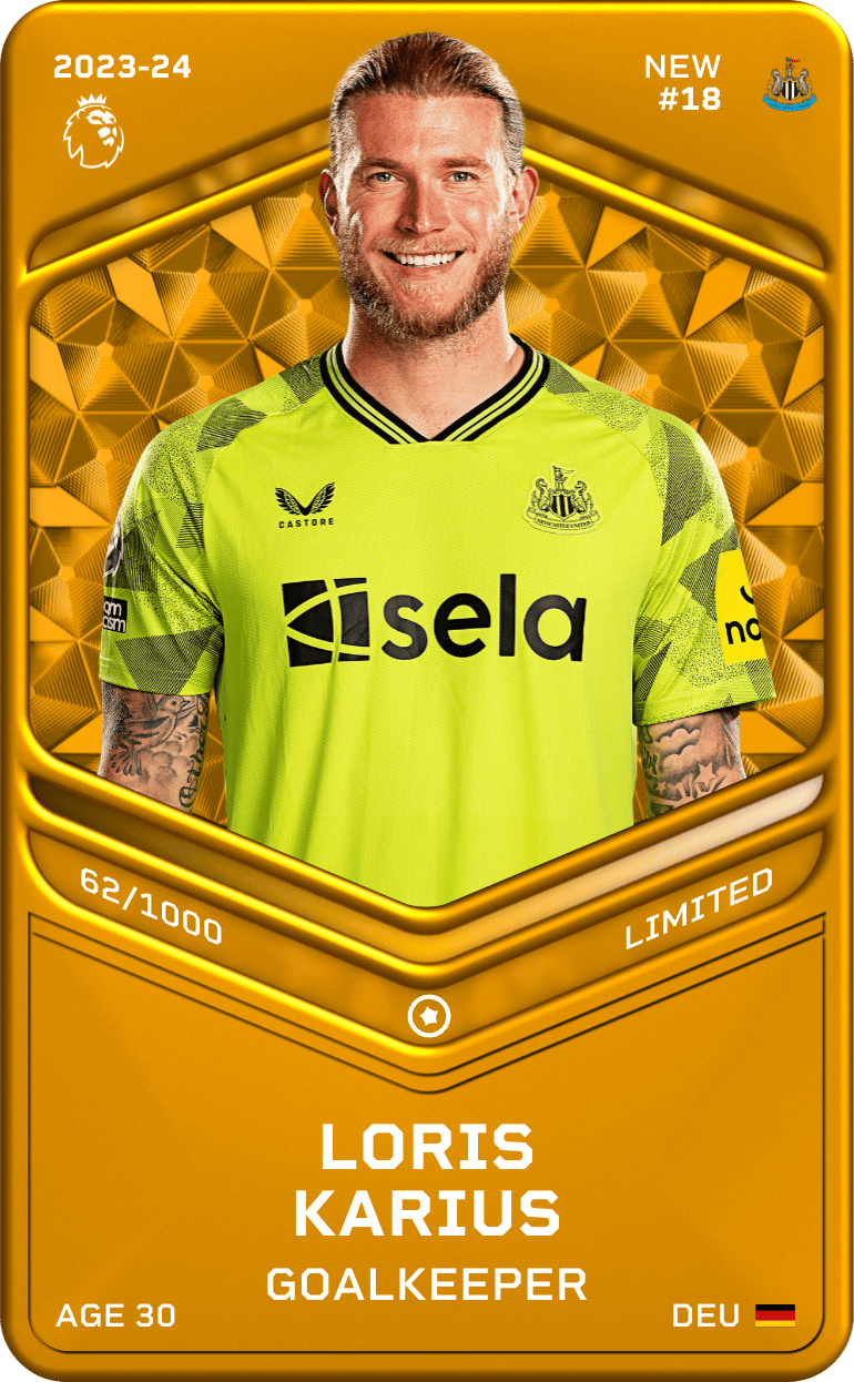 Loris Karius 2023-24 • Limited 62/1000
