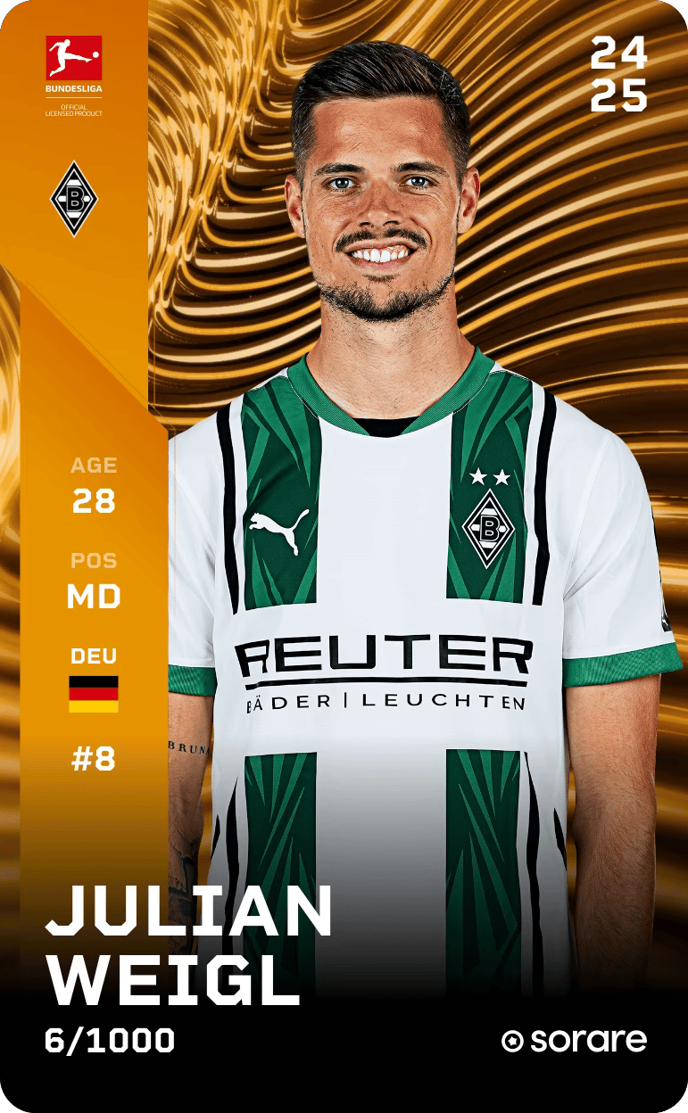 Julian Weigl 2024-25 • Limited 6/1000