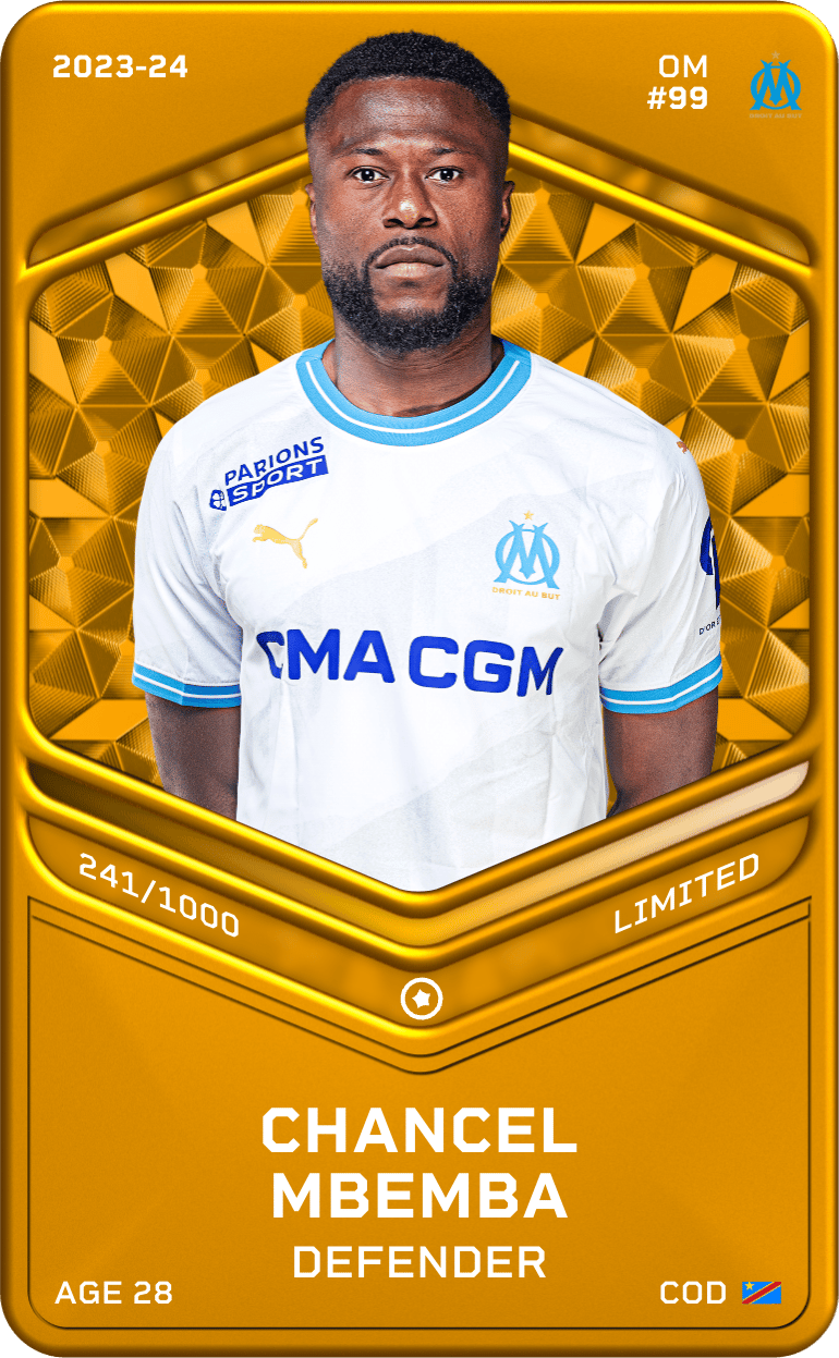 Chancel Mbemba 2023-24 • Limited 241/1000