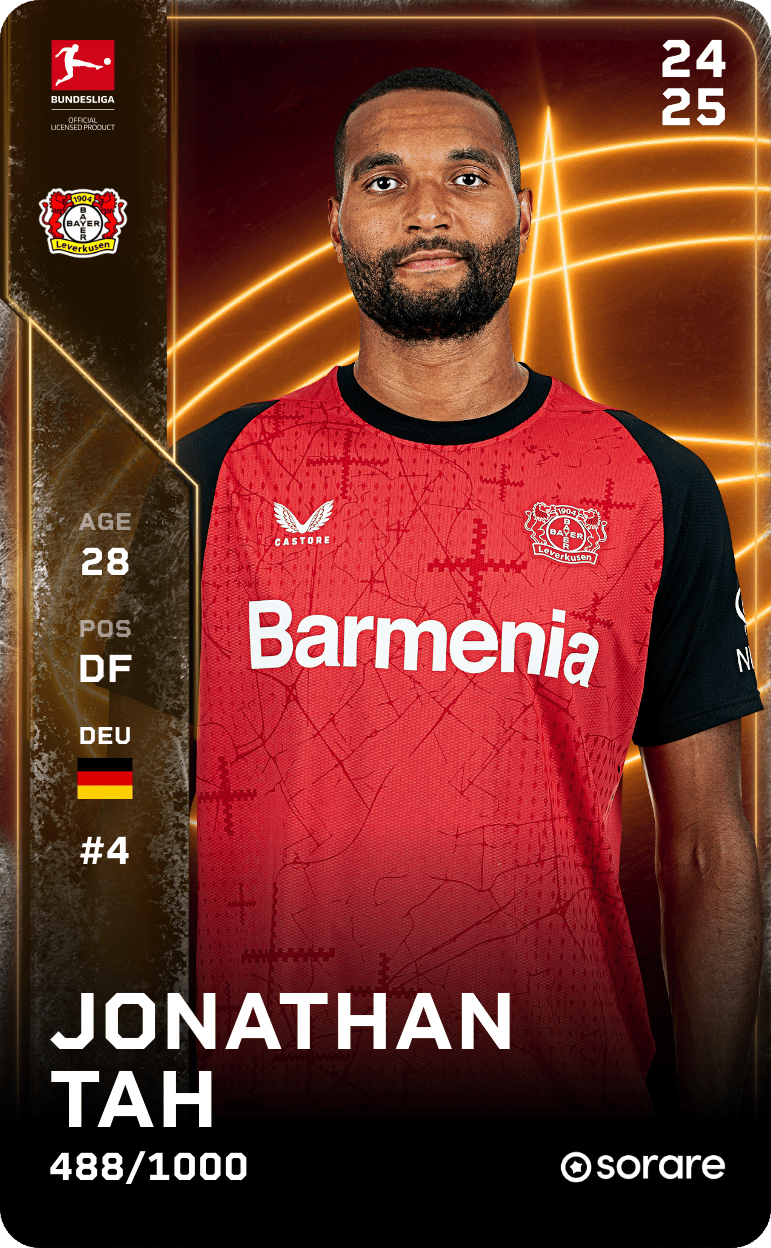 Jonathan Tah 2024-25 • Limited 488/1000