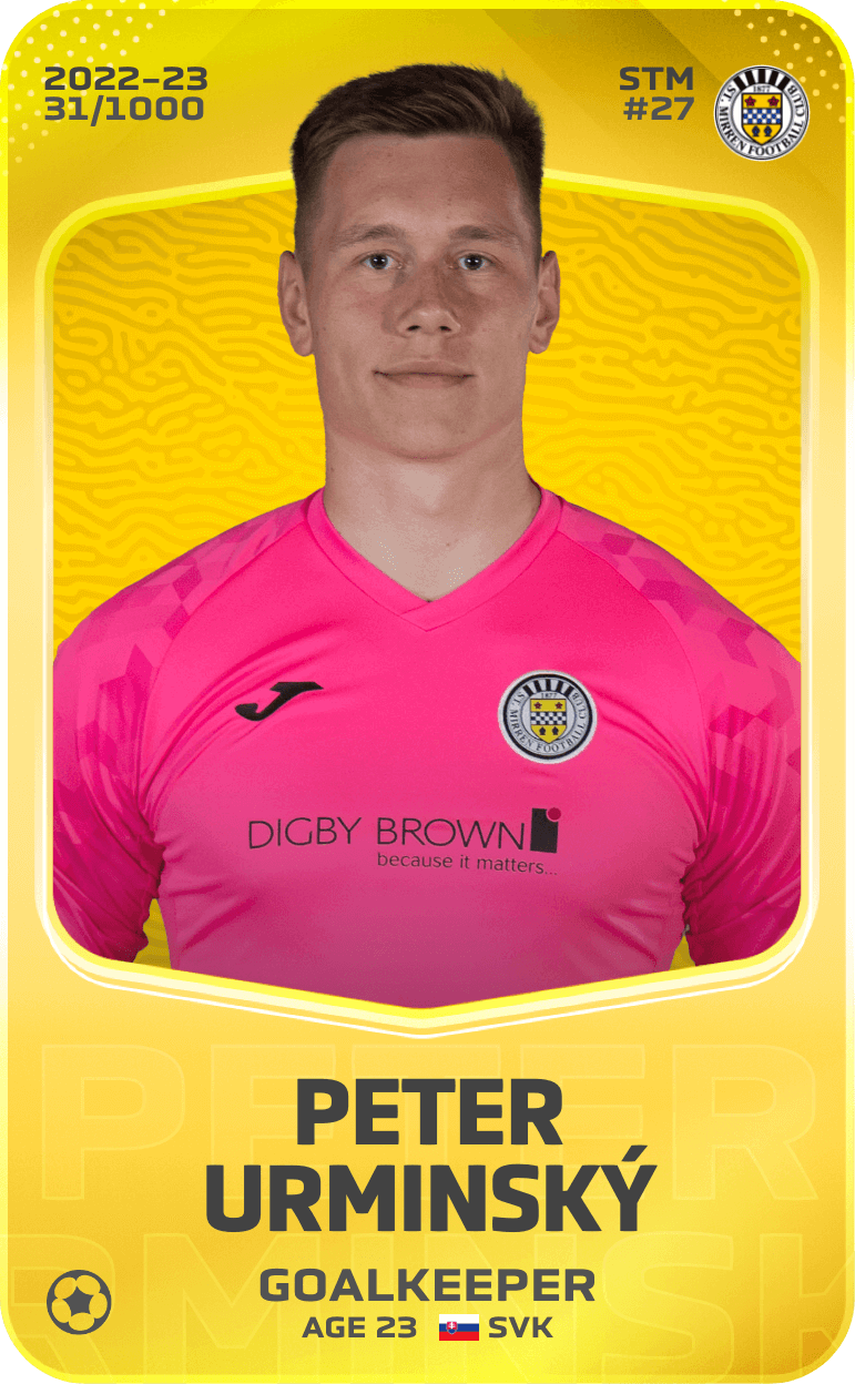 Peter Urminský 2022-23 • Limited 31/1000