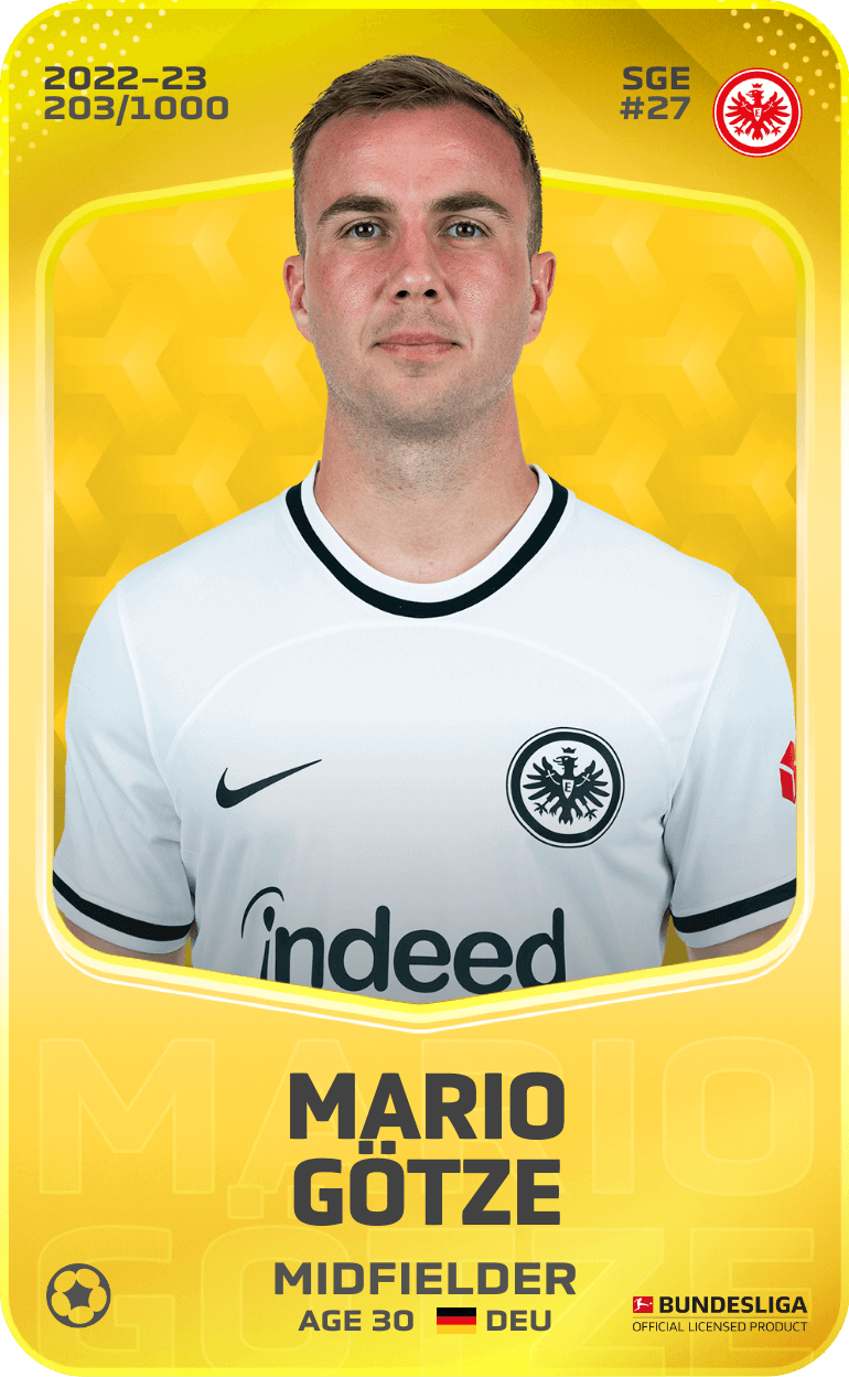 Mario Götze 2022-23 • Limited 203/1000