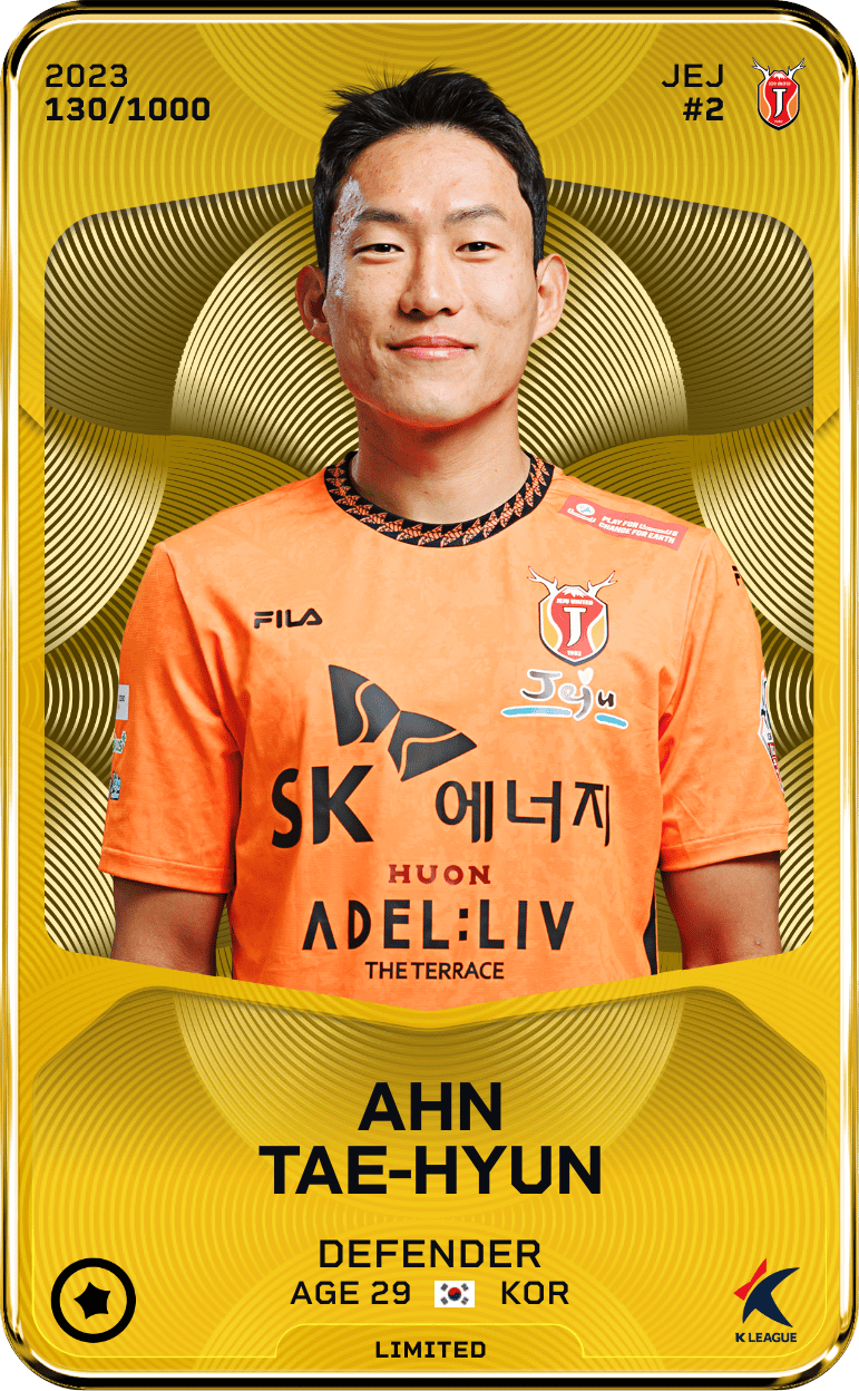 Ahn Tae-Hyun 2023-24 • Limited 130/1000