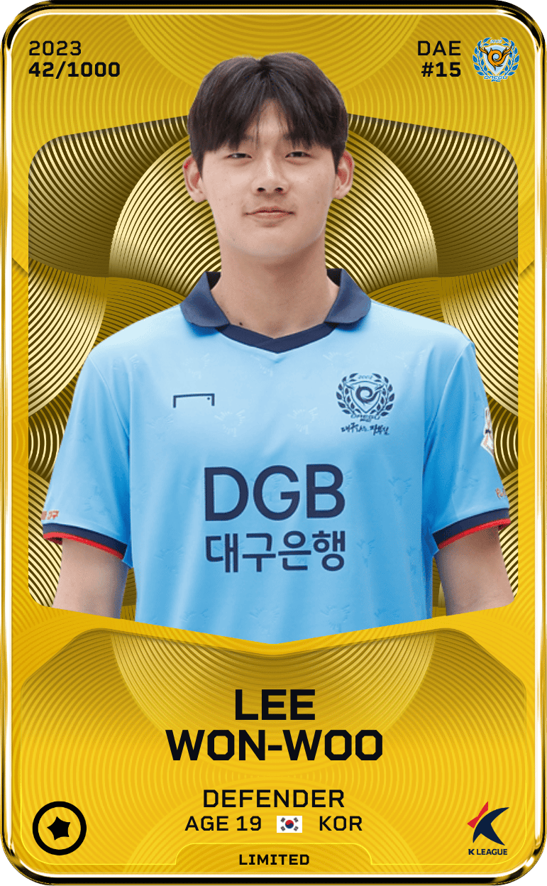 Lee Won-Woo 2023-24 • Limited 42/1000