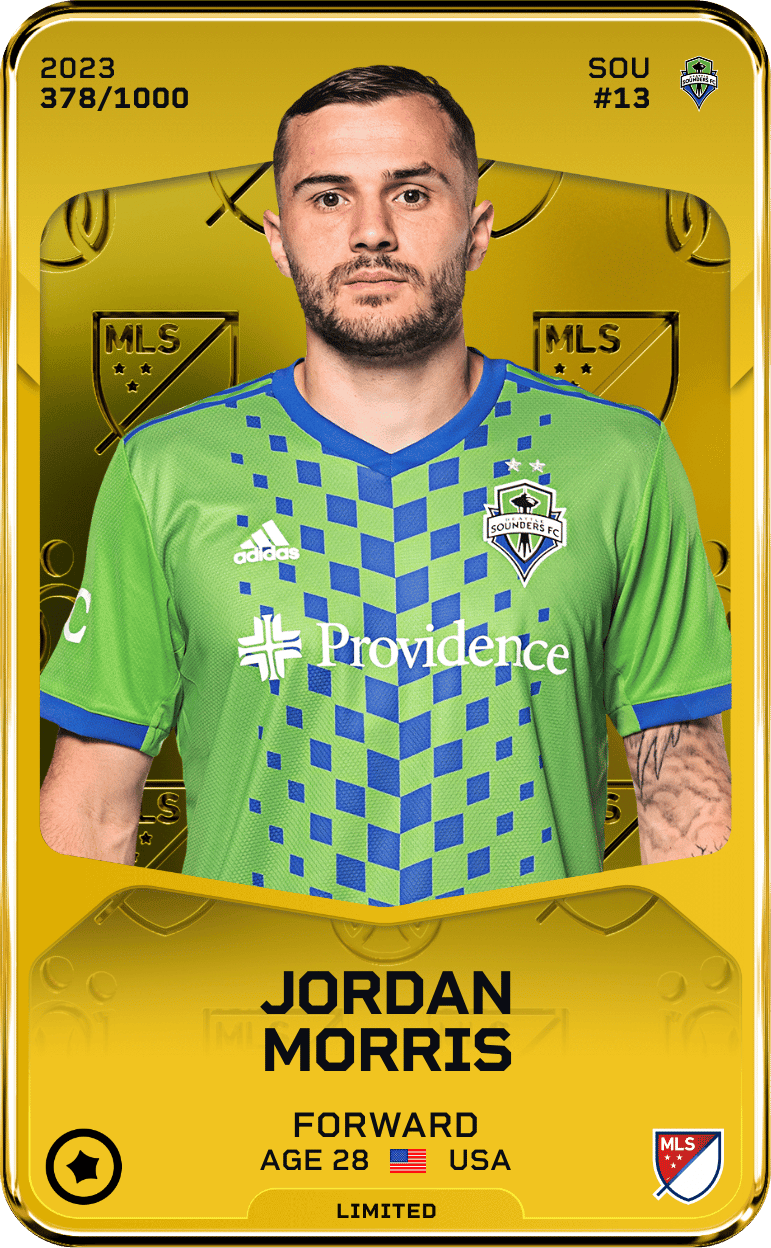 Jordan Morris 2023-24 • Limited 378/1000