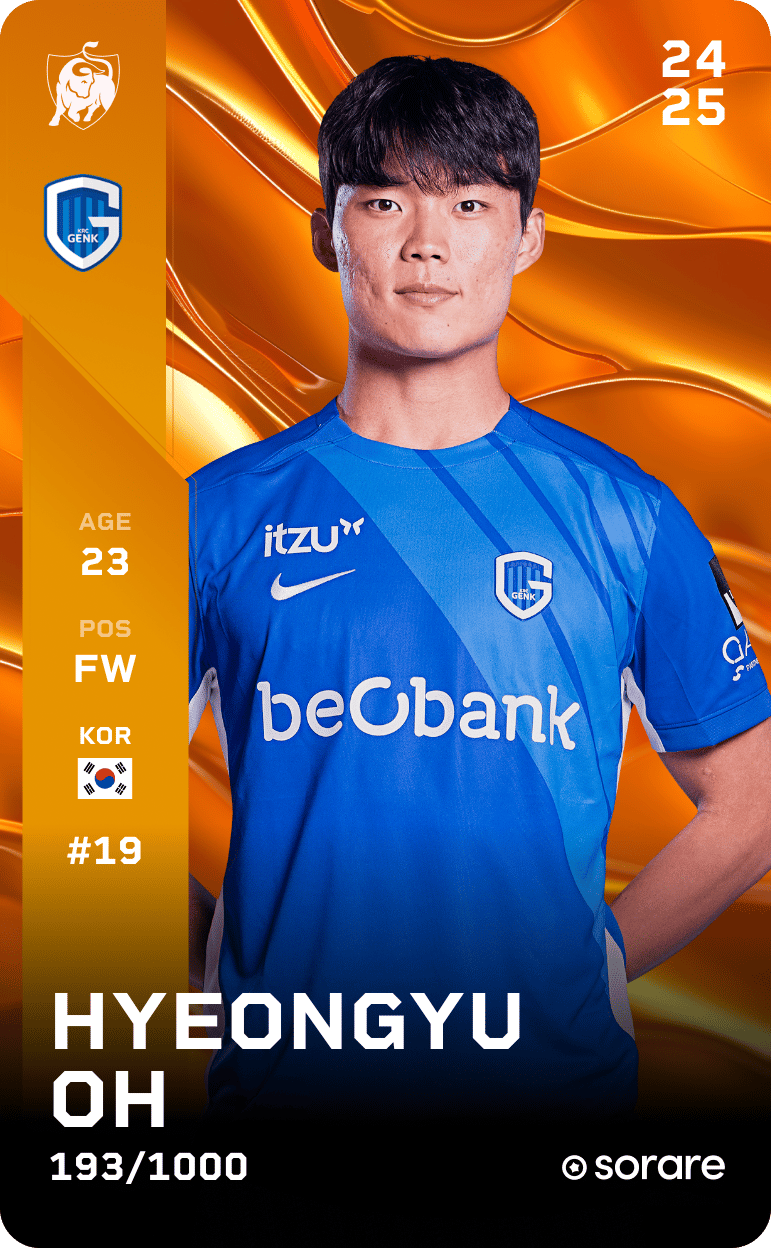 Hyeongyu Oh 2024-25 • Limited 193/1000