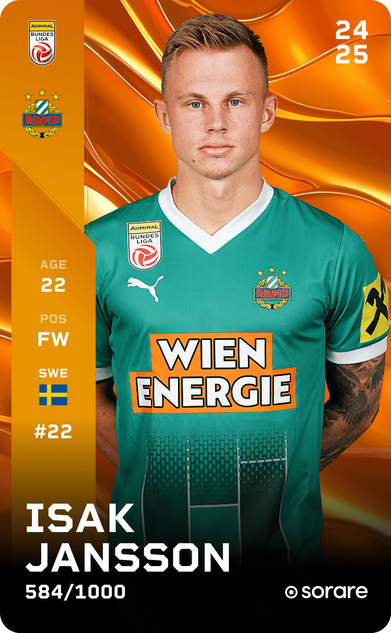Isak Jansson 2024-25 • Limited 584/1000