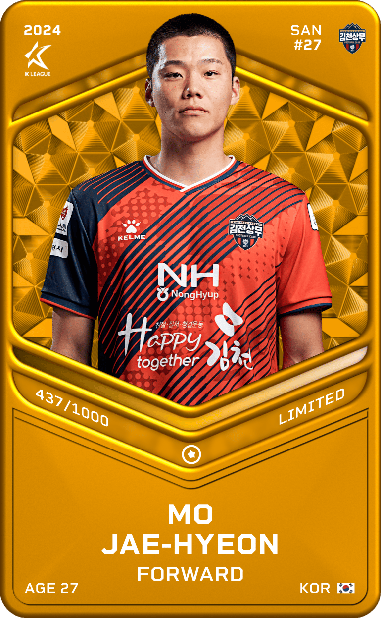 Mo Jae-Hyeon 2024-25 • Limited 437/1000