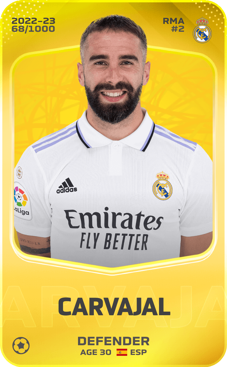Carvajal 2022-23 • Limited 68/1000