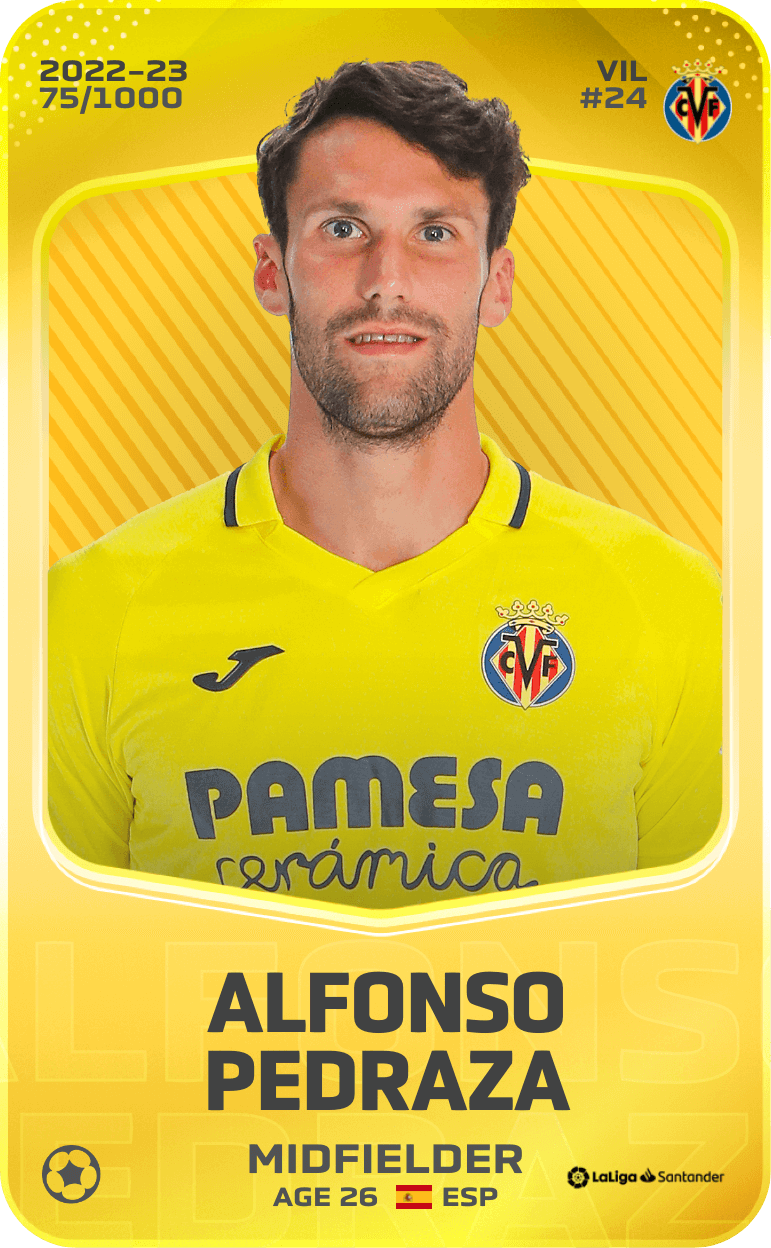 Alfonso Pedraza 2022-23 • Limited 75/1000