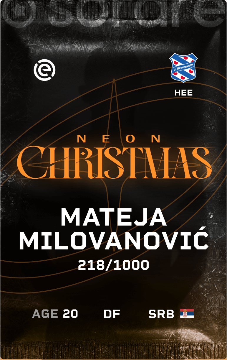 Mateja Milovanović 2024-25 • Limited 218/1000
