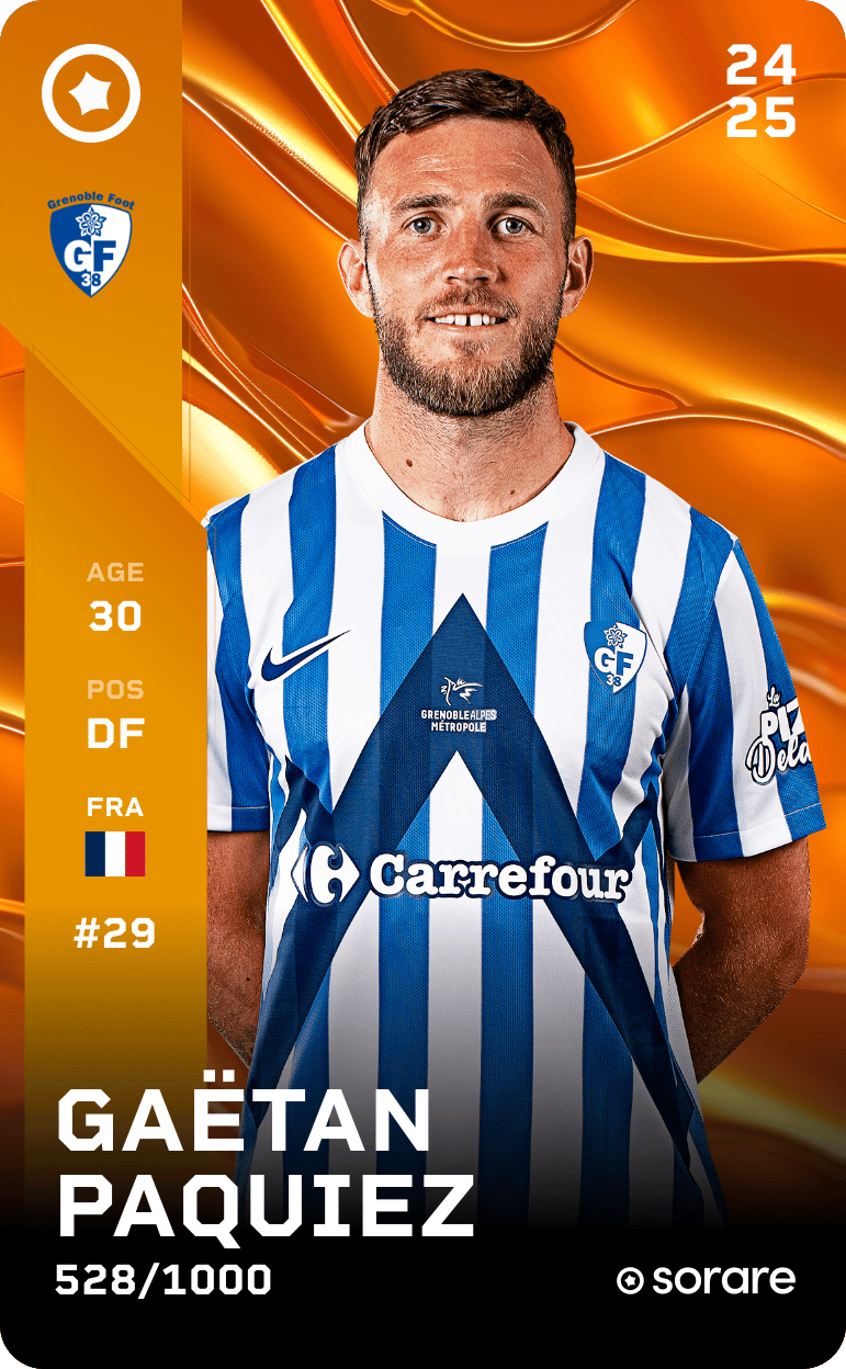 Gaëtan Paquiez 2024-25 • Limited 528/1000