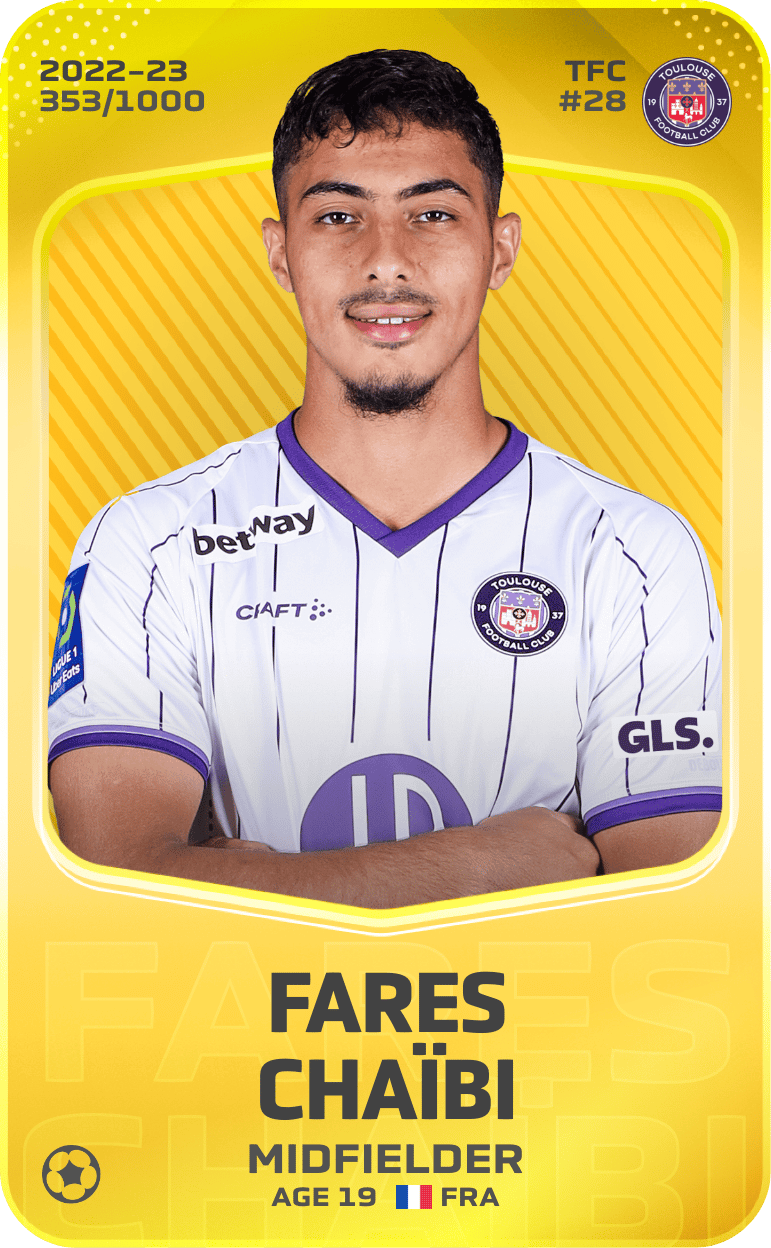 Fares Chaïbi 2022-23 • Limited 353/1000