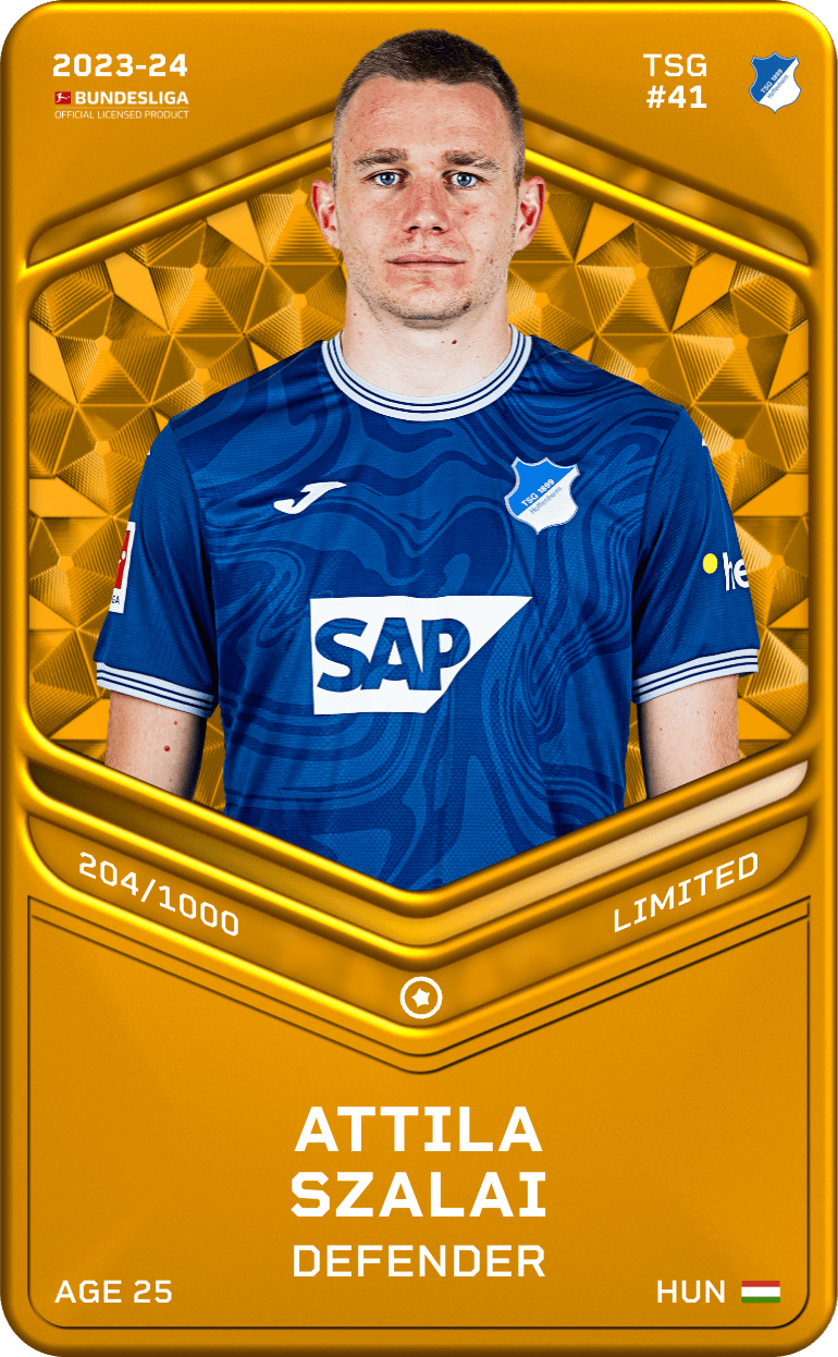 Attila Szalai 2023-24 • Limited 204/1000