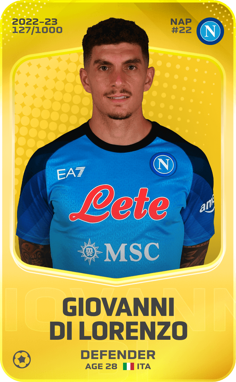 Giovanni Di Lorenzo 2022-23 • Limited 127/1000