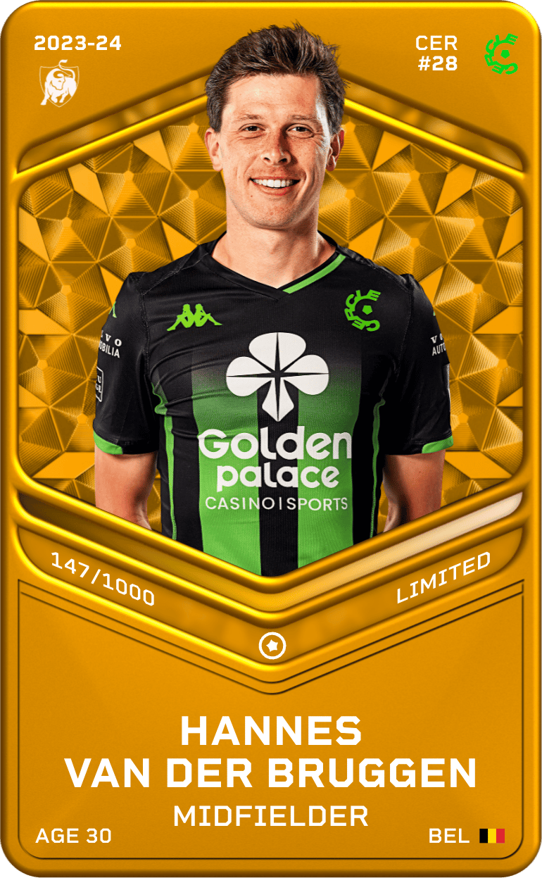Hannes Van der Bruggen 2023-24 • Limited 147/1000