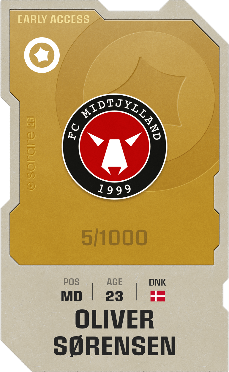 Oliver Sørensen 2025-26 • Limited 5/1000
