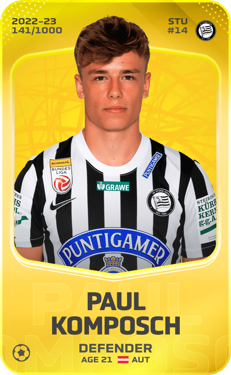 Paul Komposch 2022-23 • Limited 141/1000