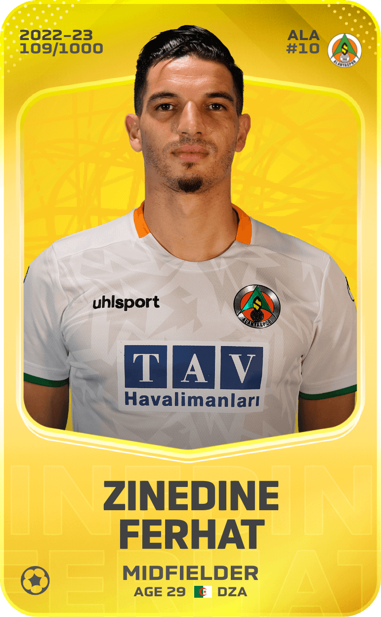 Zinedine Ferhat 2022-23 • Limited 109/1000