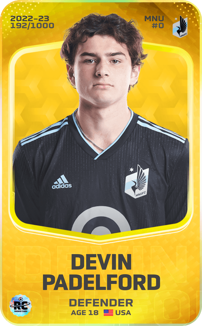 Devin Padelford 2022-23 • Limited 192/1000