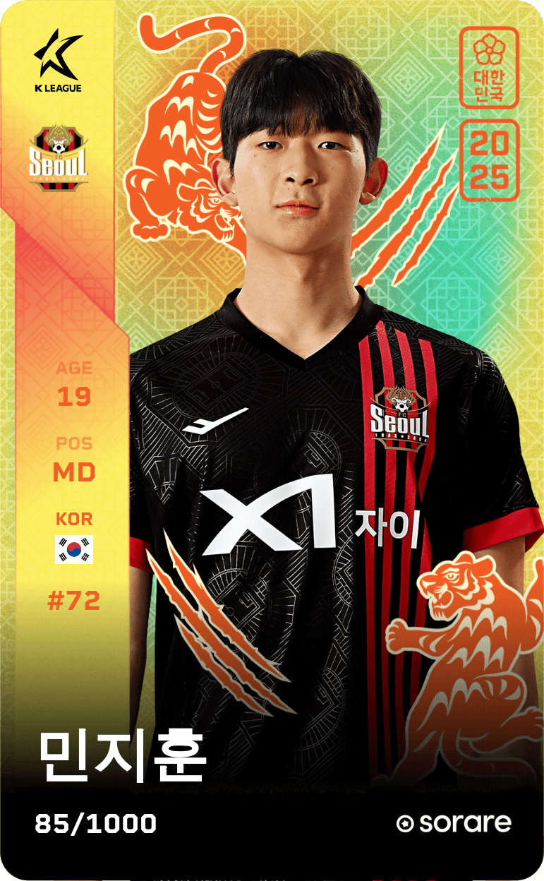 Min Ji-Hoon 2025-26 • Limited 85/1000