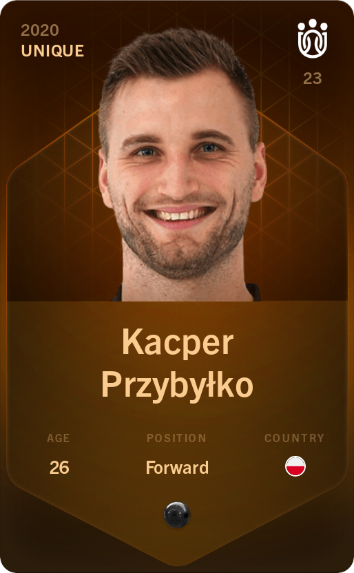 Sorare - Sorare Official - Kacper Przybyłko 2020-21 • Unique - NFT # 103082998021671680056116043115389147832224371704099510423247110151603201296627