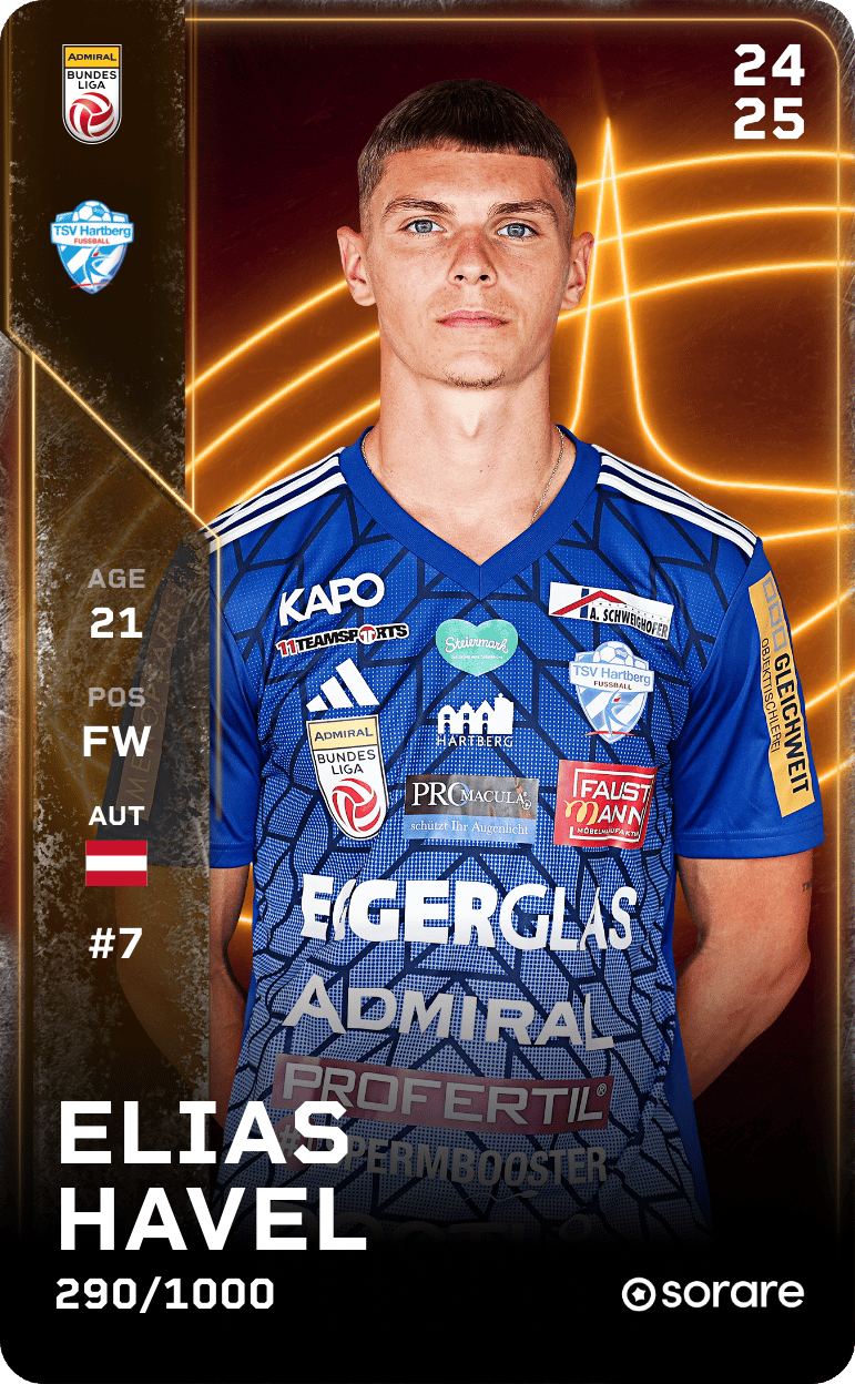Elias Havel 2024-25 • Limited 290/1000