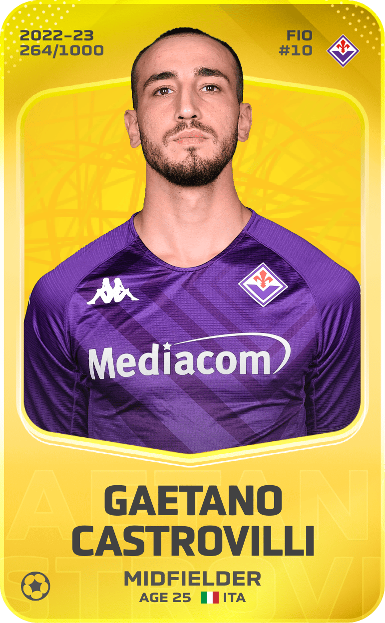 Gaetano Castrovilli 2022-23 • Limited 264/1000