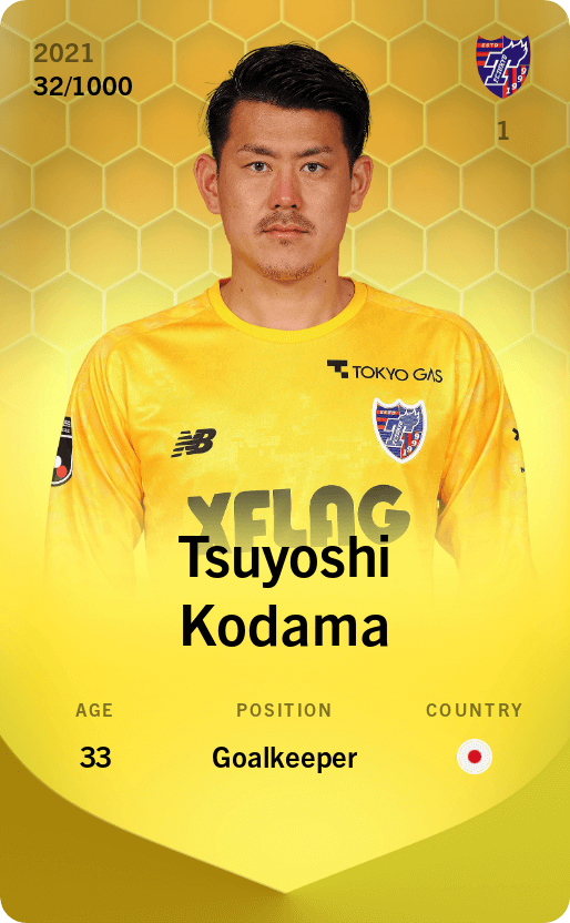 Tsuyoshi Kodama 2021-22 • Limited 32/1000
