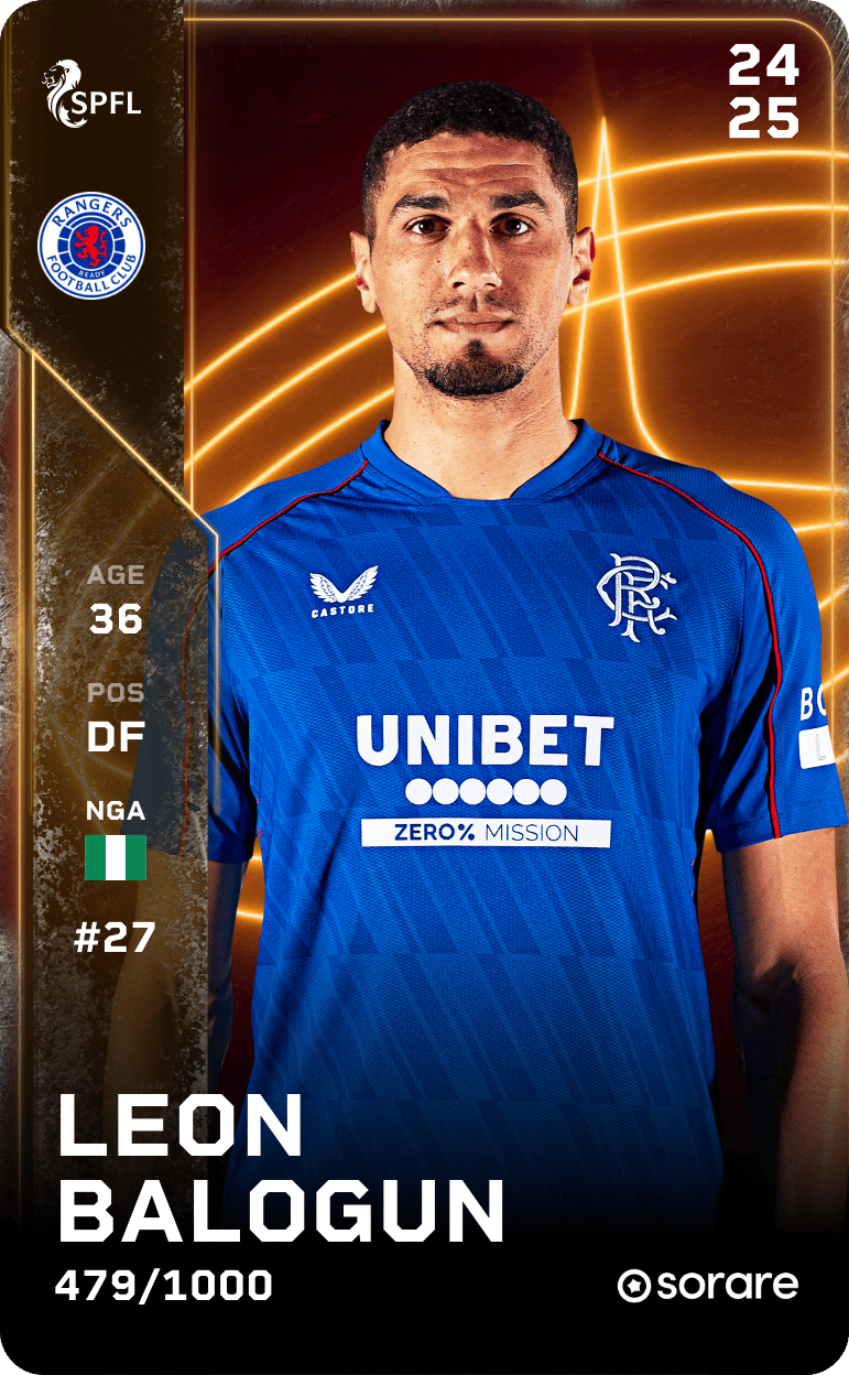 Leon Balogun 2024-25 • Limited 479/1000