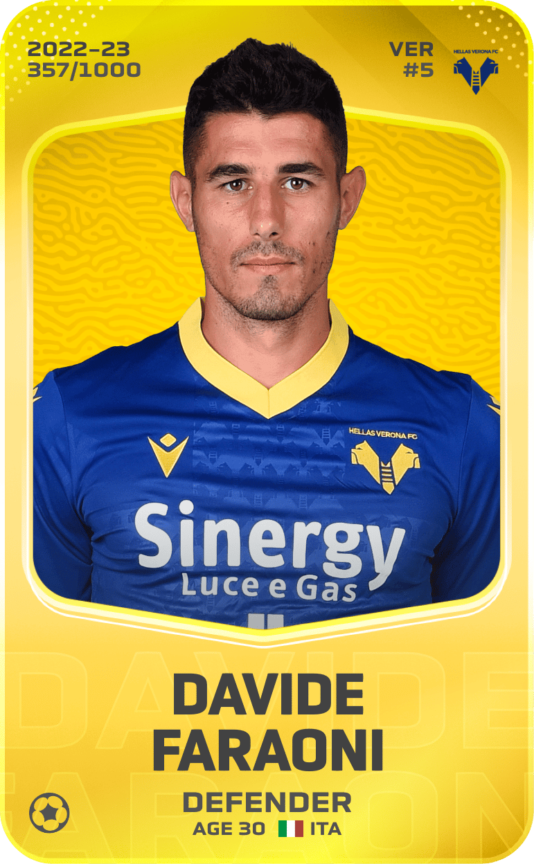 Davide Faraoni 2022-23 • Limited 357/1000