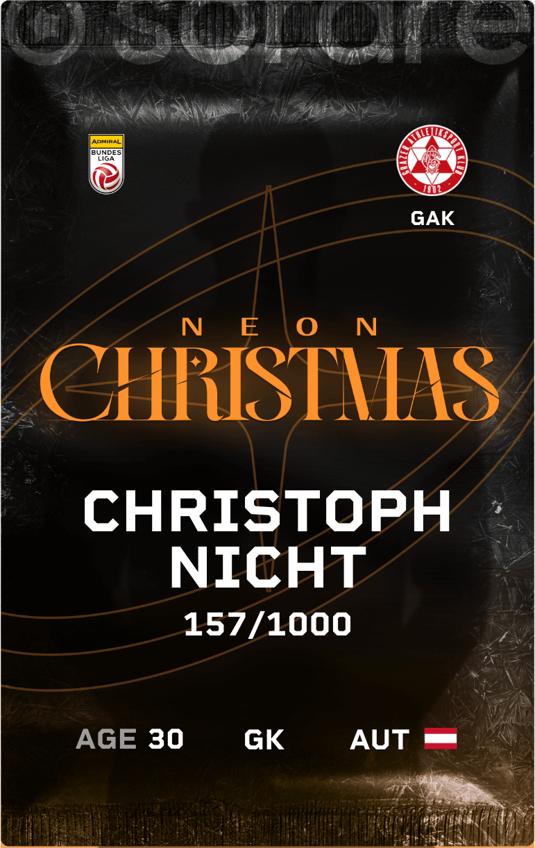 Christoph Nicht 2024-25 • Limited 157/1000