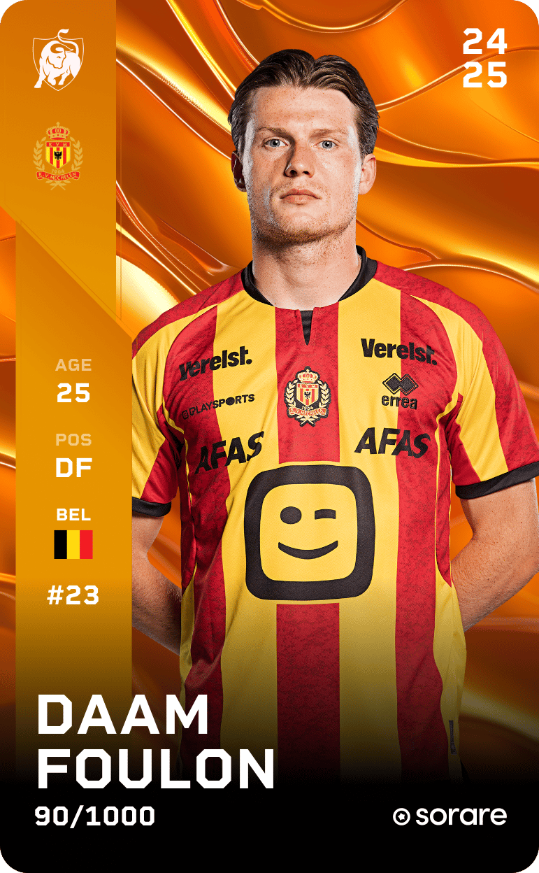 Daam Foulon 2024-25 • Limited 90/1000