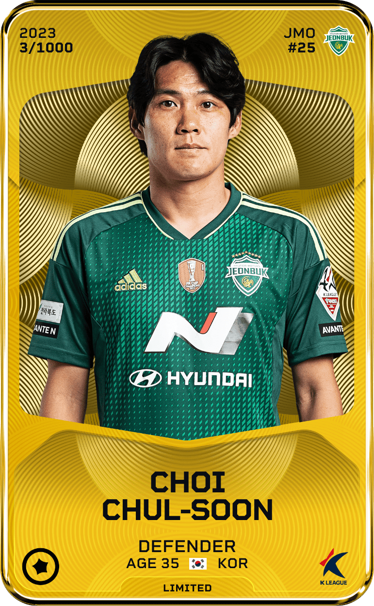 Choi Chul-Soon 2023-24 • Limited 3/1000