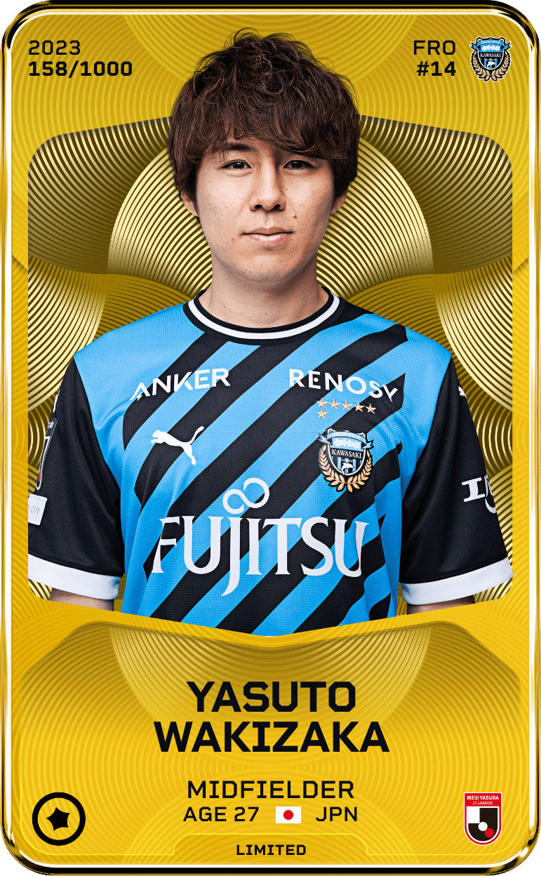 Yasuto Wakizaka 2023-24 • Limited 158/1000