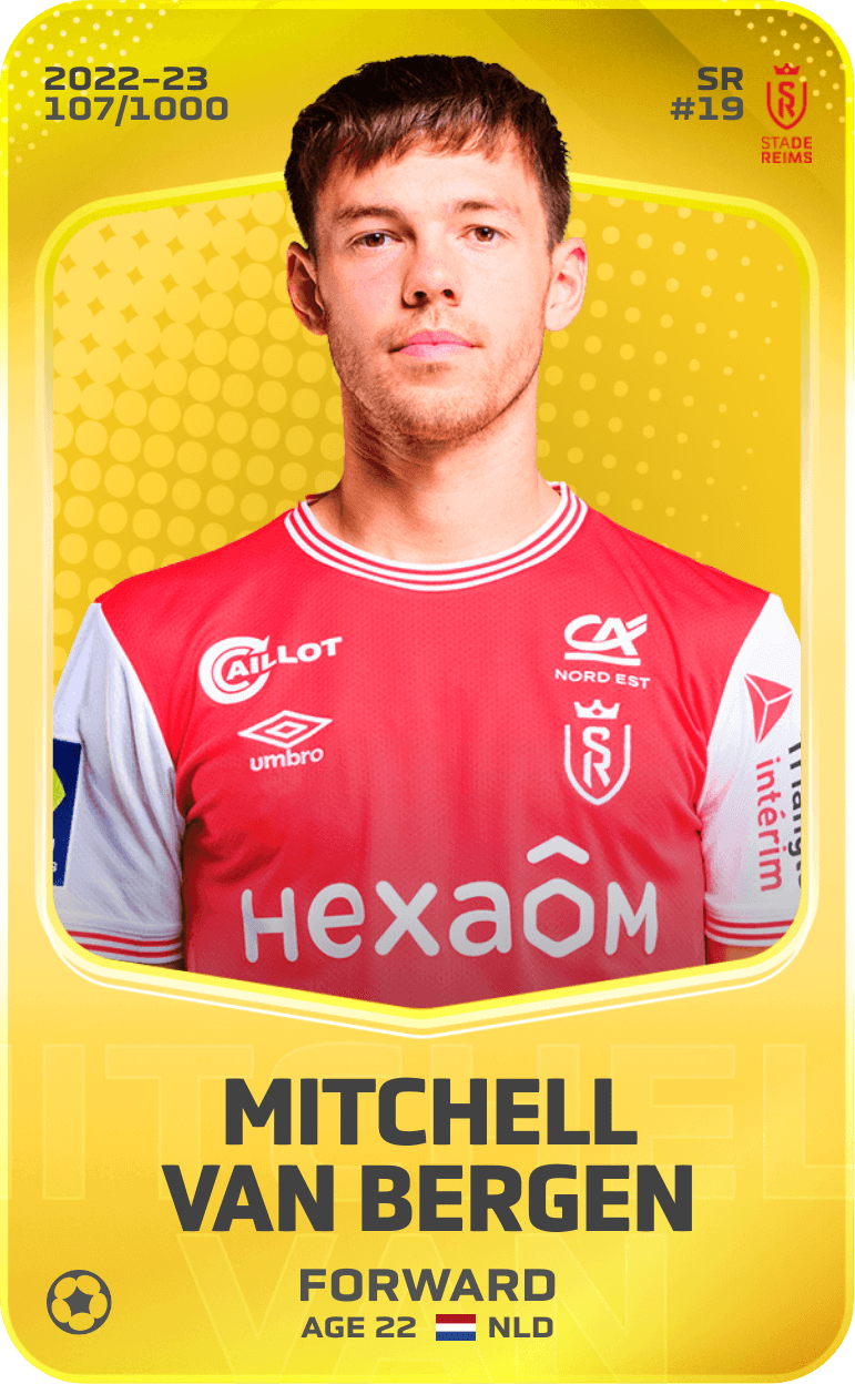 Mitchell van Bergen 2022-23 • Limited 107/1000