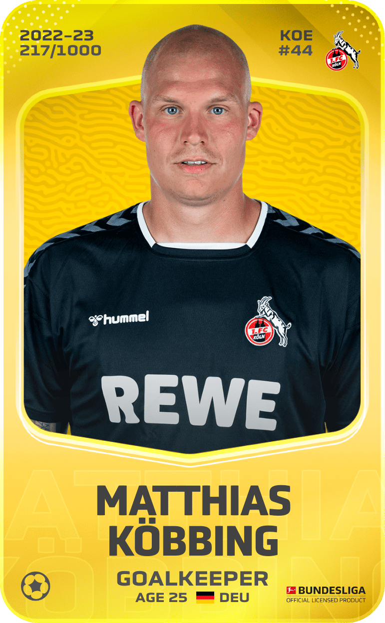 Matthias Köbbing 2022-23 • Limited 217/1000