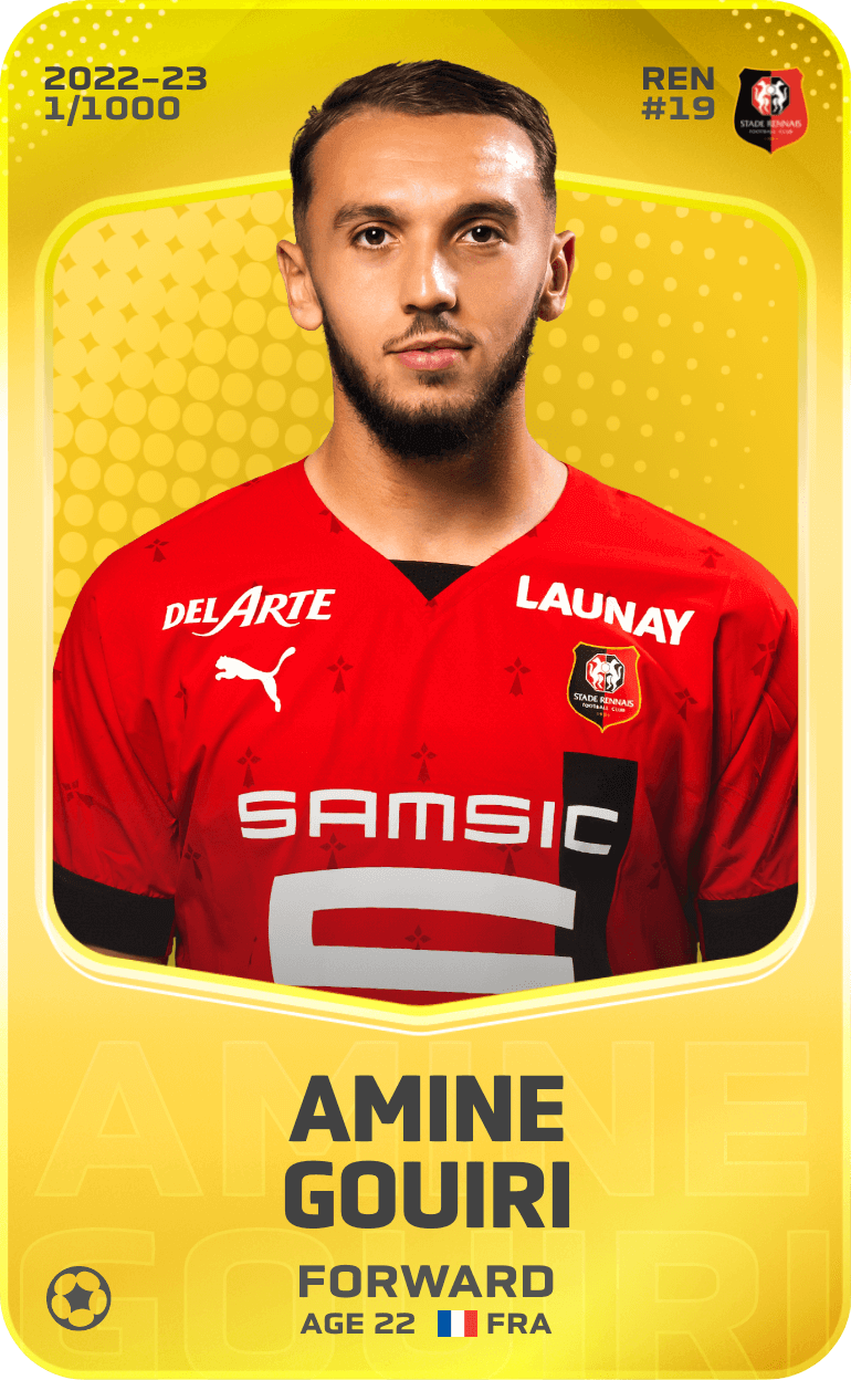 Amine Gouiri 2022-23 • Limited 1/1000
