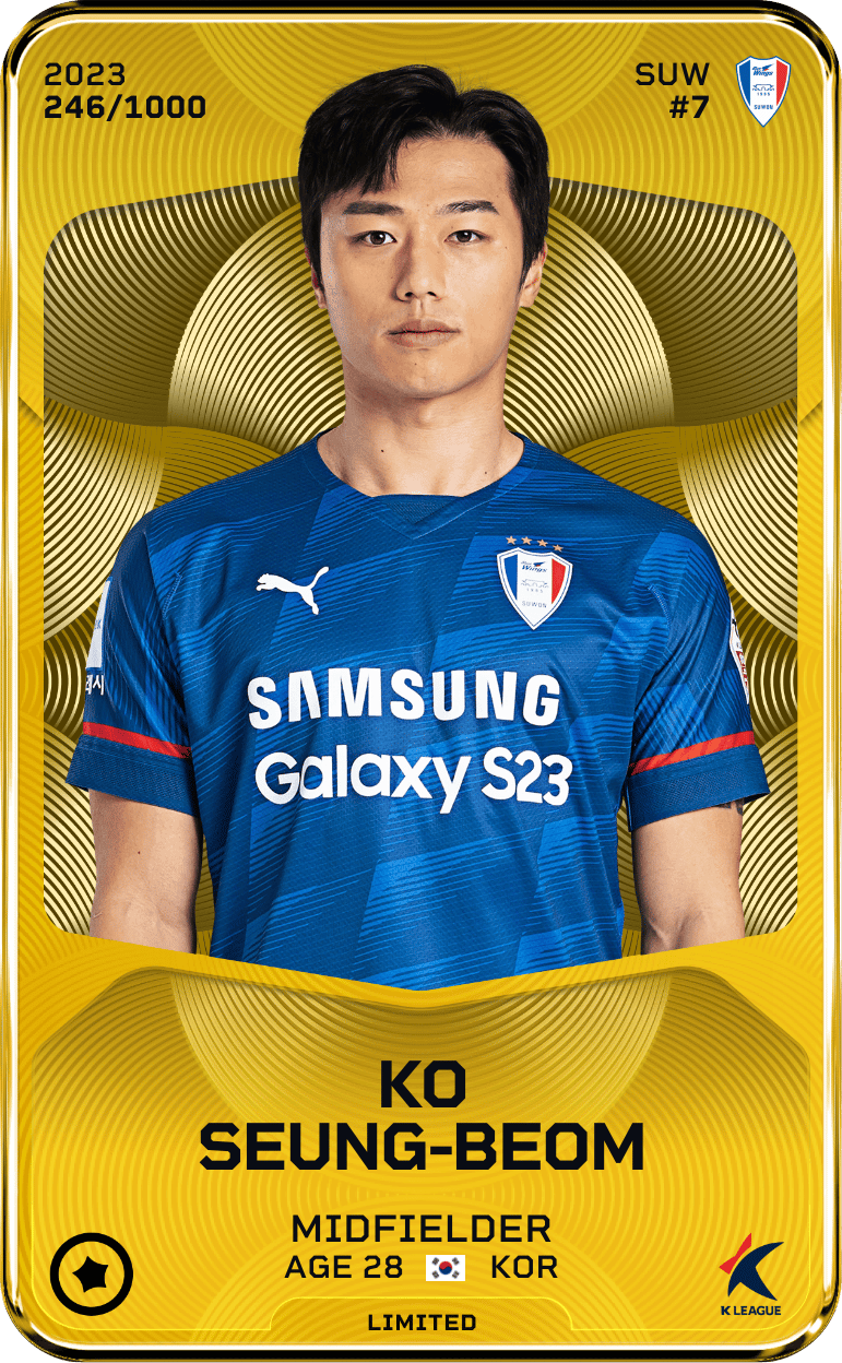 Ko Seung-Beom 2023-24 • Limited 246/1000