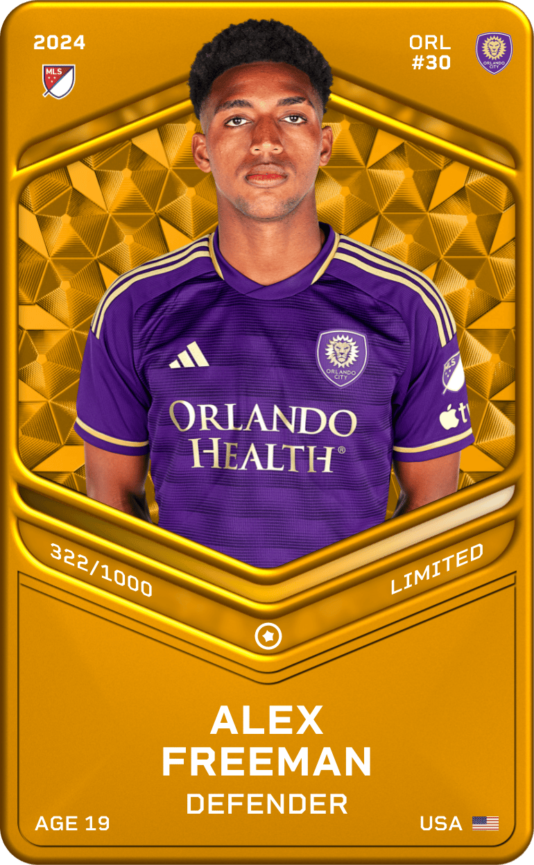Alex Freeman 2024-25 • Limited 322/1000