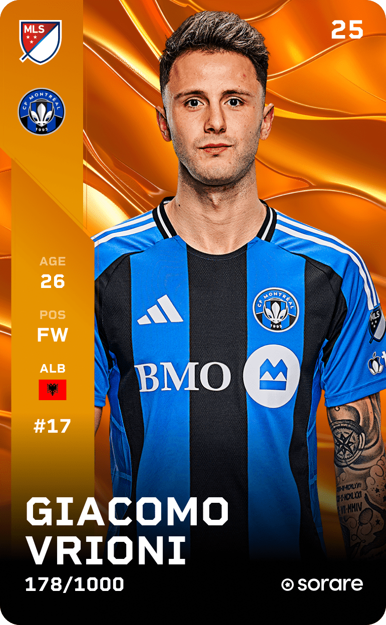 Giacomo Vrioni 2025-26 • Limited 178/1000