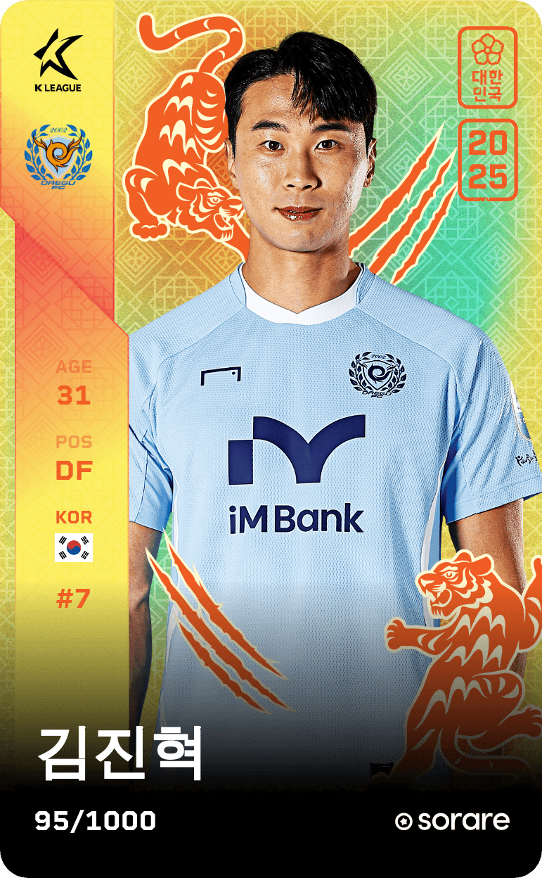 Kim Jin-Hyuk 2025-26 • Limited 95/1000