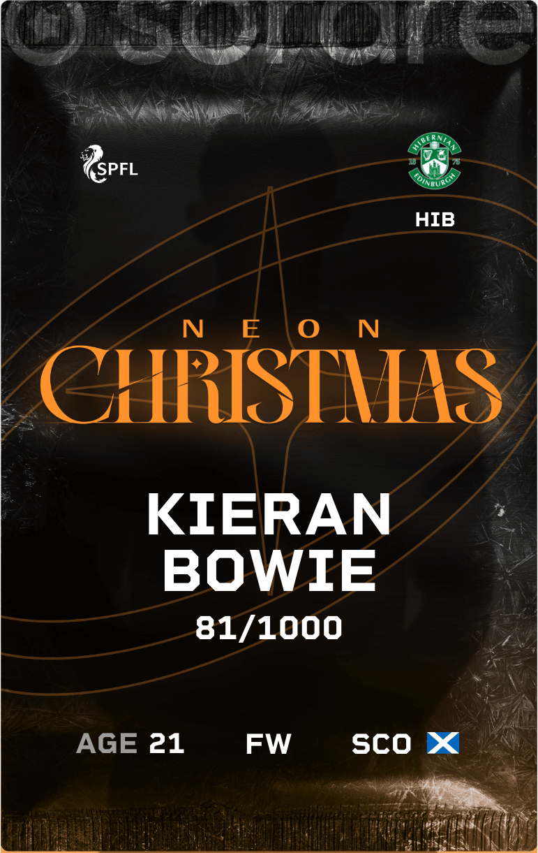 Kieron Bowie 2024-25 • Limited 81/1000