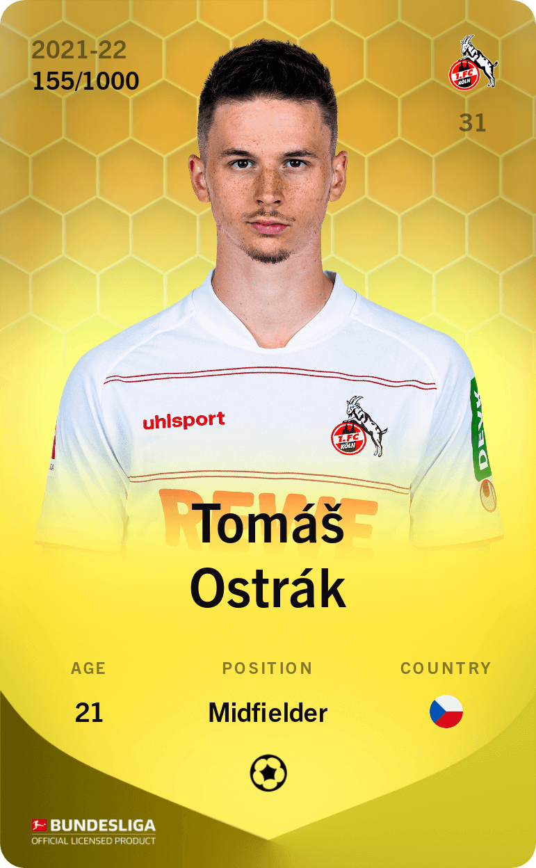 Tomáš Ostrák 2021-22 • Limited 155/1000