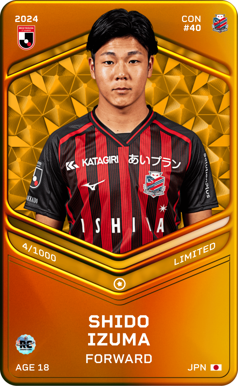 Shido Izuma 2024-25 • Limited 4/1000