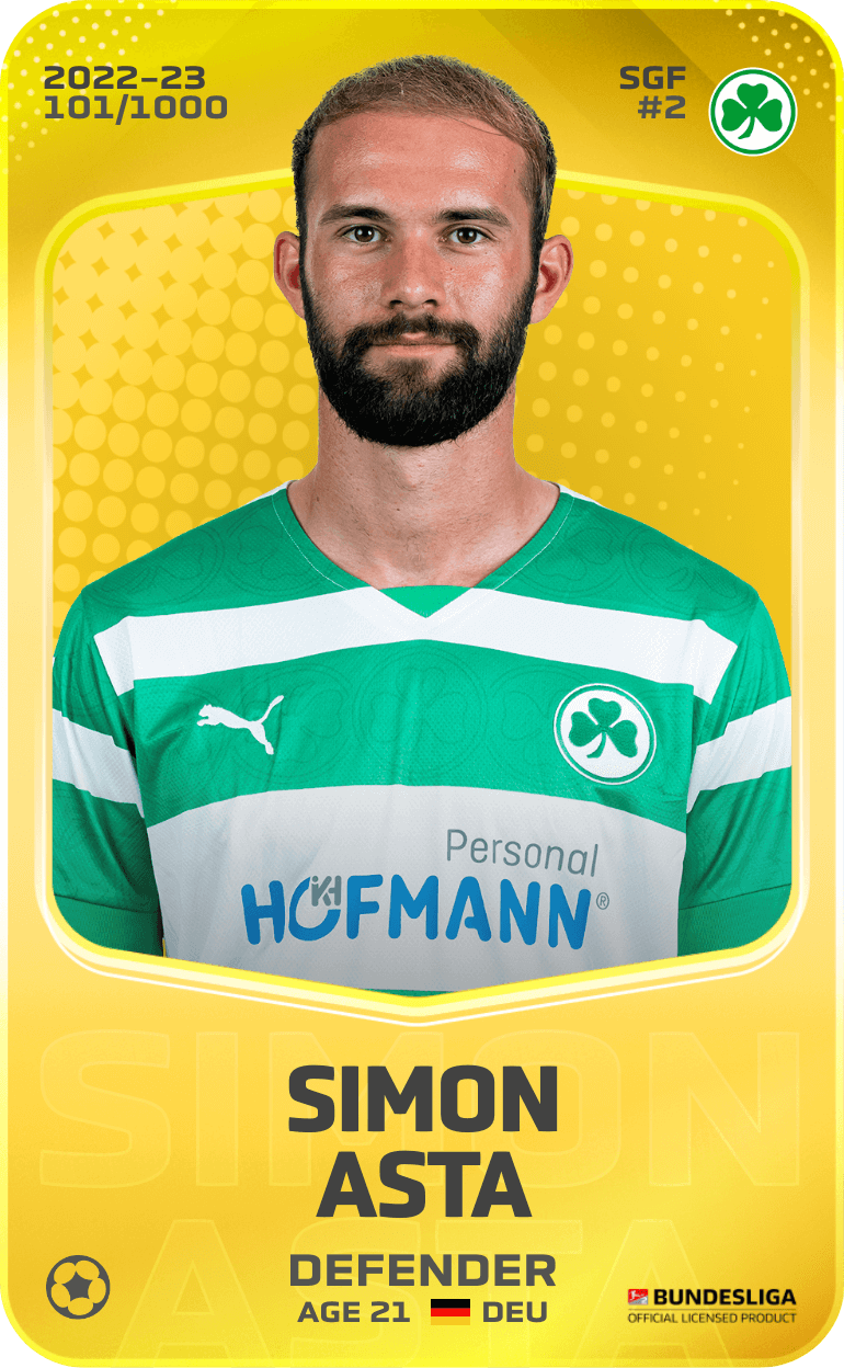 Simon Asta 2022-23 • Limited 101/1000